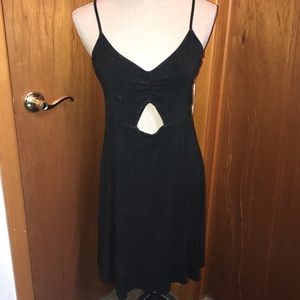 AE Acid like wash key hole dress